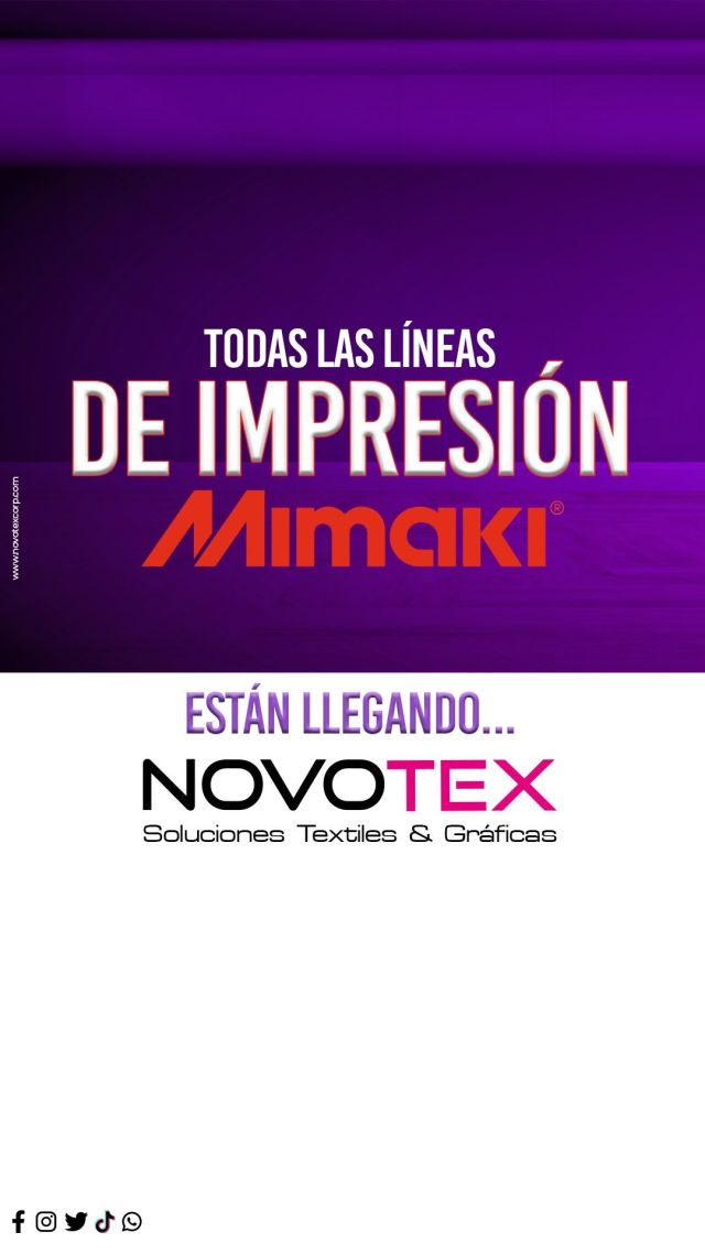: ¡Porque ustedes lo venían pidiendo!. La mejor de las sorpresas, próximamente 📈🇯🇵🤝🏼🇪🇨
.
.
.
¡Te ayudamos con los colores más precisos de sublimación! 📊
.
.
.
➡️ ACEPTAMOS TU PLOTTER COMO PARTE DE PAGO, ¡Contáctanos ya! ☑️
.
.
.
Teléfonos: 099-721-1795 - 098-736-0359📲
Correo: gerencia@novotexcorp.com
Nuestro Showroom: Anonas N54-52 y Pedro Guerrero, Quito📍
.
.
Líderes en sublimación textil en el Ecuador
Insumos y repuestos originales,
Somos Novotex 🤝🏼