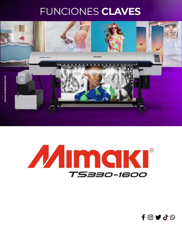 : Ya son dos las MimakiTS330 en el país. Con un rendimiento del 50% extra en sus tintas y un performance impecable de hasta 135m2/h, hacen de este equipo lo mejor en el segmento 📈🇯🇵🤝🏼🇪🇨
.
.
.
¡Te ayudamos con los colores más precisos de sublimación! 📊
.
.
.
➡️ ACEPTAMOS TU PLOTTER COMO PARTE DE PAGO, ¡Contáctanos ya! ☑️
.
.
.
Teléfonos: 099-721-1795 - 099-829-7488 📲
Correo: gcomercial@novotexcorp.com
Nuestro Showroom: Anonas N54-52 y Pedro Guerrero, Quito📍
.
.
Líderes en sublimación textil en el Ecuador
Insumos y repuestos originales,
Somos Novotex 🤝🏼